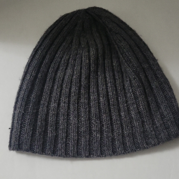 Polo Ralph Lauren Black Knit Beanie Uncuffed OS Dark Gray - Picture 6 of 9